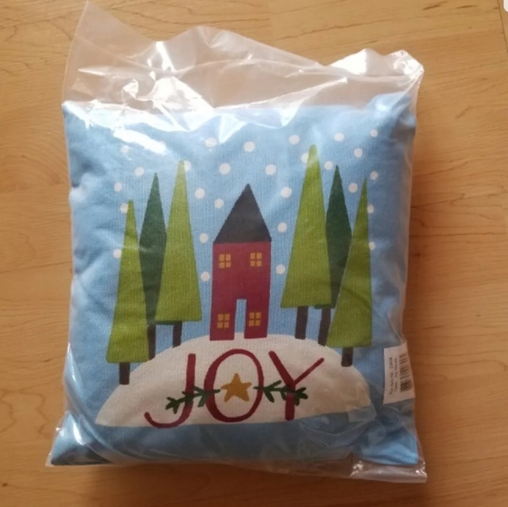 Primitives By Kathy Joy Christmas Holiday Pillow